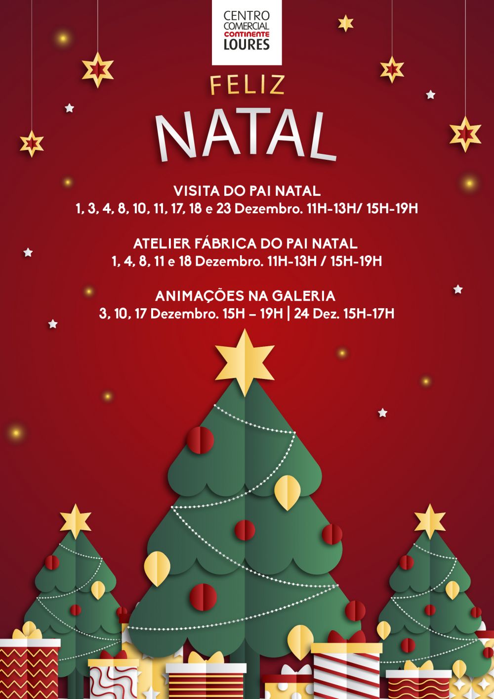 Centro Comercial Continente Loures Recebe A Visita Do Pai Natal