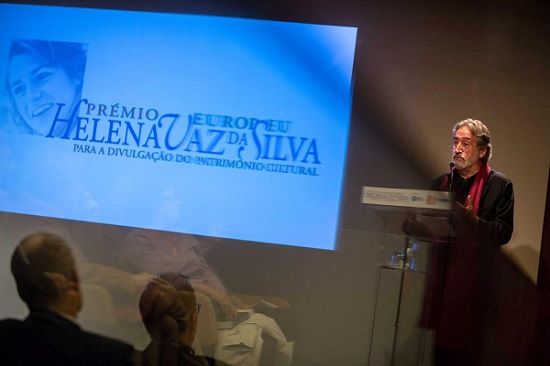 Jordi Savall na entrega do Prémio Europeu Helena Vaz da Silva 