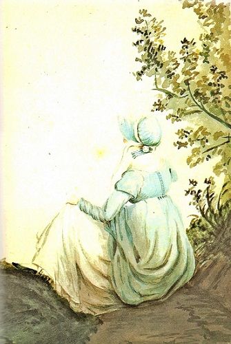 Jane Austen desenhada pela sua irmã Cassandra DR