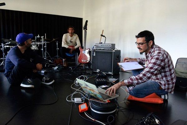 Westway Lab. Aqui com Pedro Coquenão (Batida), Guillermo Blanes (Primitive Reason) e Júnior (Terrakota).