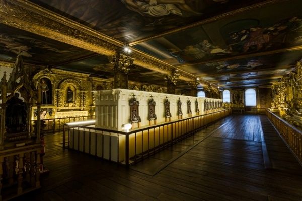 Sala dos Oratórios_ Museu de Lamas, espaço onde decorrerá a inciativa “Restauro ao vivo no Museu” 